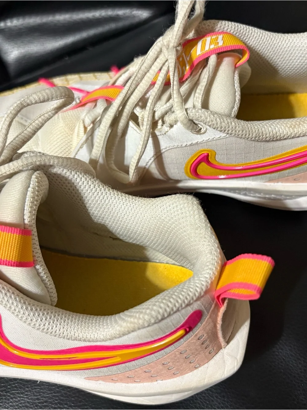 Nike GT 03 sneaker shoes  Pink & Yellow sneakers for girls/women’s size 6.5Y